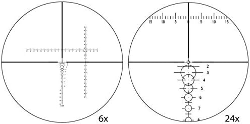 Shepherd Scopes Sniper Series DRS 6 24x50 S2B Dual Reticle Riflescope, Matte Black 4080DRS.S2B Image
