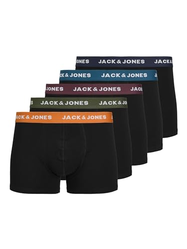 JACK & JONES Jacoliver Solid Trunks 5 Pack – Ansicht 1