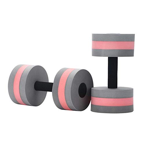 FmtwPhn 27x15cm Mancuernas De Agua para Ejercicio En La Piscina, Pesas De Agua para Piscina Juego De Ejercicios, Mancuernas De Espuma De Agua EVA, Mancuernas Acuáticas para Aeróbicos Acuáticos