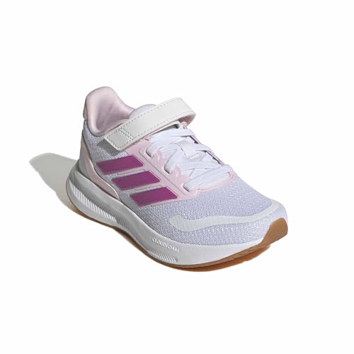 Image of adidas Kids' Marvel Run Falcon 5 Elastic Lace & Strap Shoe