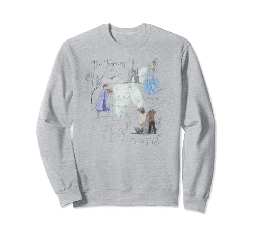 Disney Frozen 2 Sketched Watercolor Poster Sudadera