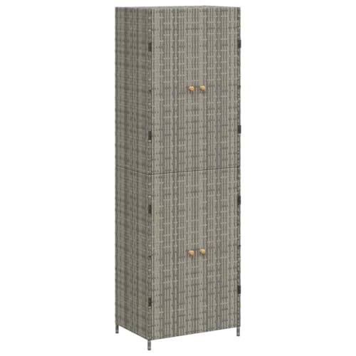 Tomostar Armoire de Rangement en Résine, Armoire Haute de Jardin Abri de Jardin Meuble Extérieur...