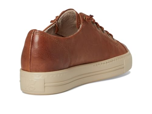Image of Paul Green Women's Hadley Sneakers, Cognac Sportnappa, 5.5 Medium