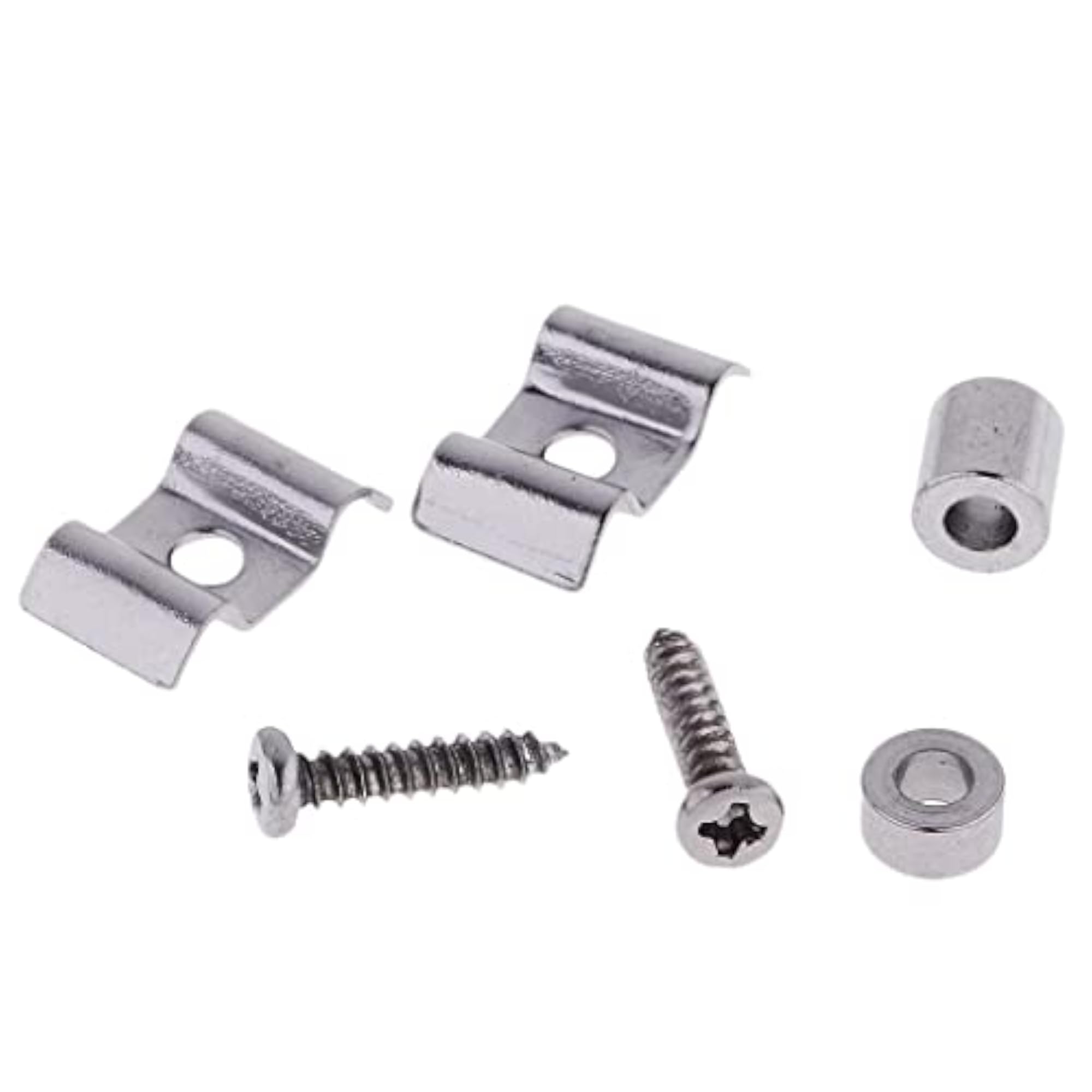 Guitar Roller String Tree Guide Retainer for ST SQ Electric Guitars, Silver