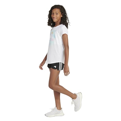 Image of adidas Girls' Short Sleeve Scoop Neck Tee T-Shirt