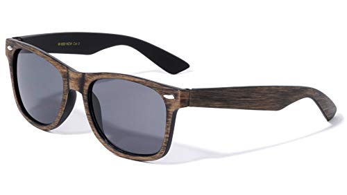 Carolina Classic Square Wood Sunglasses