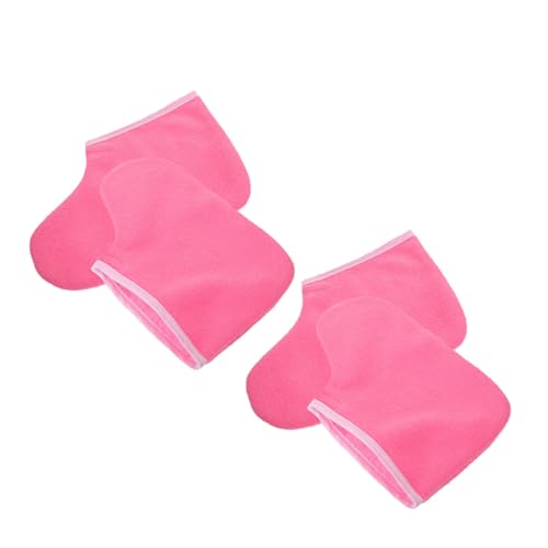 2 pares de botines reutilizables para spa de cera de parafina
