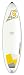 BIC Sport DURA-TEC Shortboard Surfboard, 6'7" x 20.75" x 2.4" x 38 Large, White/Yellow