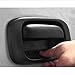 Parts N Go 1999-2007 Silverado Sierra 1500 2500 3500 Tailgate Handle Trim Bezel Cover Replacement Black Textured Plastic Rear Exterior - GM1916102, 15228539