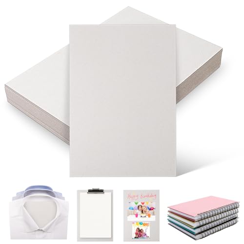 Listado de Cartón prensado Top 10. 47 CONGARTENO 20 Láminas de Cartón Prensado para Manualidades 2 MM Grosor Tamaño A4 Cartón para Scrapbooking y Embalaje Tableros Resistentes para Bricolaje y Álbumes de Recortes