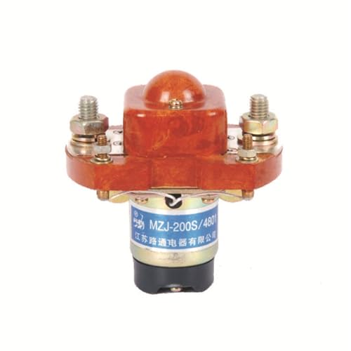 DC Relay Starting Relay MZJ-200S DC contactor is Suitable for Golf cart All-Electric Truck Stacker Forklift Communication Power Supply (Color : 48V, Size : 200s)