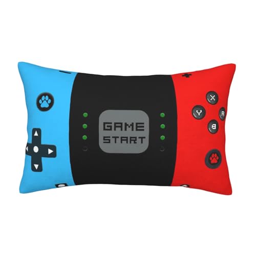 jvycjlu Gamer Gifts for Teen Boys Gaming Boy Room Decor Gaming Accessories for Teen Boy Gamer Pillow Case Flannel Material12 x 20 inches 1-Pack (No Inserts)