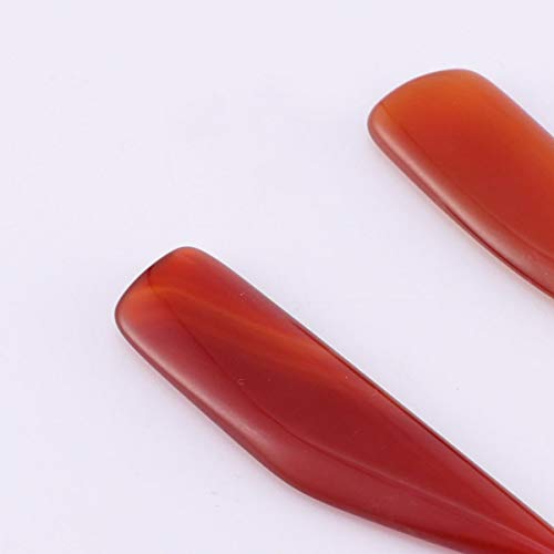 UKCOCO 2 Pcs Faca de Polidor de Jóias de ágata Polidor Faca Arte Artesanato Maintence Faca Ferrament