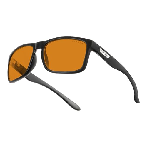 GUNNAR Gaming Glasses - Intercept Onyx Amber Max Lens -