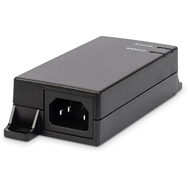 DIGITUS PoE инжектор - IEEE802.3af - Gigabit Ethernet - 15,4 Вт - макс. 48 В - питание Pin 4/5(+) & 7/8(-)