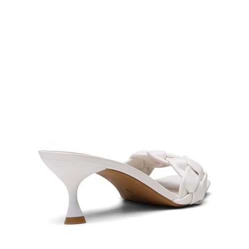 Image of DREAM PAIRS Heels for Women Rhinestone Open Toe Low Kitten Heels Sexy Stilettos Heels Pump Sandals Party Evening Prom Dance Dress Shoes