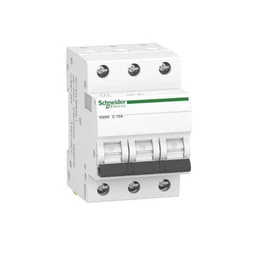 Schneider Electric Leitungsschutzschalter Acti9 K60N C120H, 3-polig, 16A, C-Charakteristik, 6kA, Artikelnummer A9K02316, 1 Stück