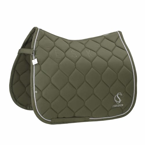 Tapis de selle Sparkle Eskadron Dusty Olive haut de gamme