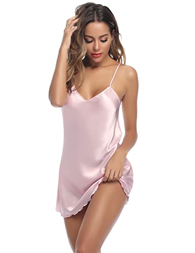 Helsa Silk Slip Mini Dress