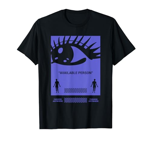 Disponible Persona – Sad Aesthetic Edgy Streetwear Camiseta