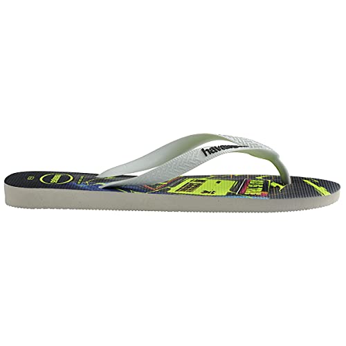 Chinelo 4 Nite, Havaianas, Masculino, Branco/Branco/Azul, 45/46