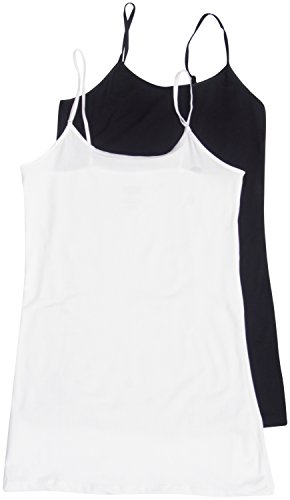 Plain Long Spaghetti Strap Tank Top Camis Basic Camisole Cotton,