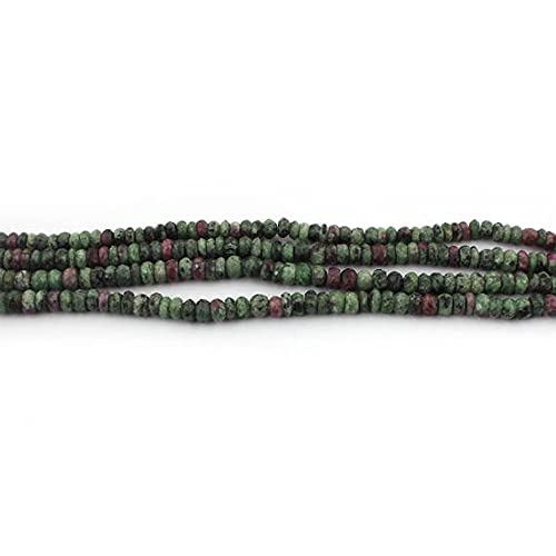 Ruby Zoisite rondelles facettées 6-7mm pour création de bijoux uniques