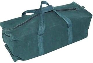 Dunnet Tools 24" Canvas Tool Bag Diy Storage Heavy Duty Zip-up Holdall Toolbag Tools Storage Professional Diy Tool Backpack Organisers Work Bag Tool Box