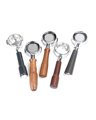 Portafiltre sans fond 58mm E61 bois manche Expobar Rocket espresso