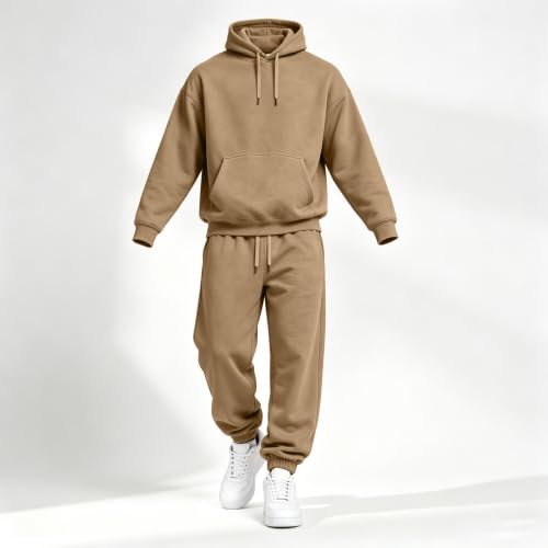 Sweatsuits for Men Oversized Jogging Sets Fall Running 2 Piece Outfit - image 4