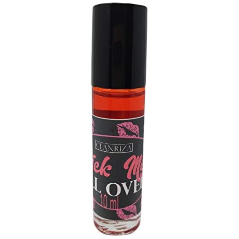 CLANRIZA Lick Me All Over Fragrance Oil Sweet Scented Natural Oil - Premium Quality Perfume Oil in Affordable Price - Clear Boston Glass Bottles with Black Cap - (1/2 Oz Roll-On) Cover