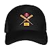Cricket Logo Baseball Cap for Men Women Trucker Hats Low Profile Dad Hats Adjustable Breathable Caps Fashion Bowed Brim Baseball Caps Black