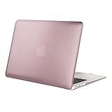 Mosiso Plastic Hard Case Cover for MacBook Air 13 Inch (Models: A1369 and A1466), Rose Gold