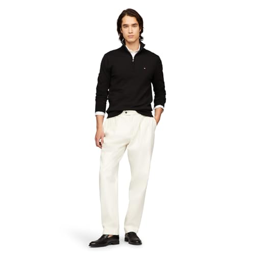 Tommy Hilfiger Men's Lightweight Pullover Quarter Zip Sweater3