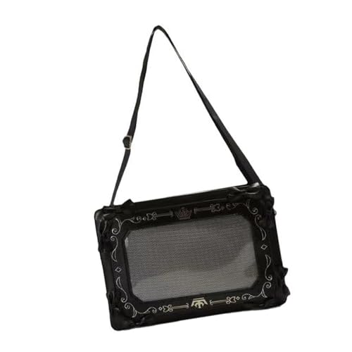 Sac bandoulière Itabag pour femme avec fenêtre de protection contre la perte de pin's