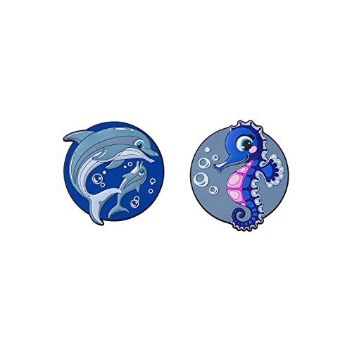Mädchen Patches Seahorse und Dolphin