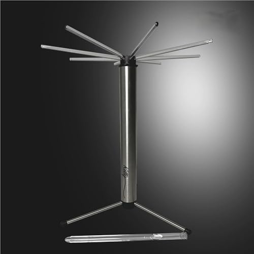 Kitty Professional Profi-Pastatrockner, Edelstahl, Drehbar, Zusammenklappbar, 43 cm Höhe