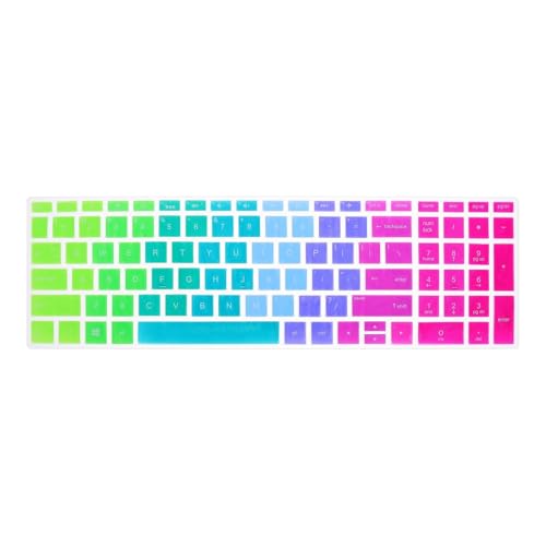 Protège-Clavier Silicone pour Ordinateur Portable 15 Pouces Housse Réutilisable Anti-Saleté et Protection Projections d'eau pour Travail et Étude Plusieurs...