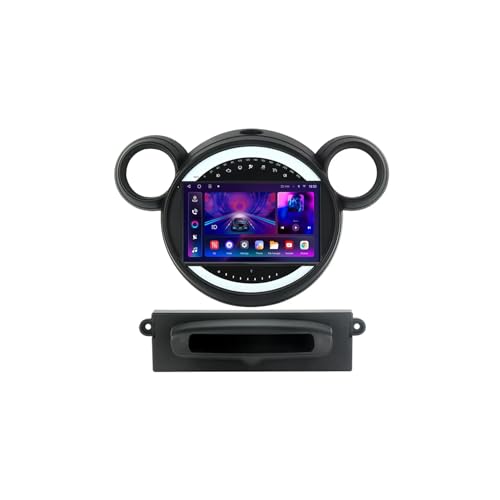 ZCBZBy Radio estéreo con Pantalla táctil de 9 Pulgadas Bluetooth para BMW Mini Cooper Land Rover R56 R60 2011 2013 Carplay Android Auto Radio navegación para Coche Bluetooth GPS FM(2+32GB)
