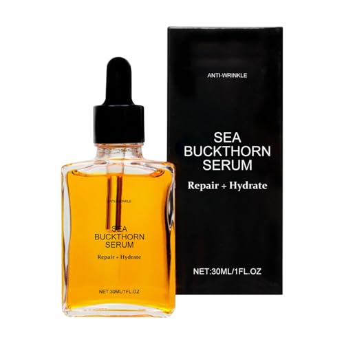 Líquido Facial Para Mujeres, Líquido Hidratante Para El Cuidado De La Piel,Líquido Para La Piel Del Rostro De Espino Amarillo De 30 Ml - Hidratante Líquido Suavizante Para La Piel Del Rostro De