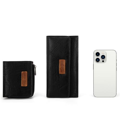 Montana West X Wrangler Wallet for Women RFID Blocking Wallets Large Capacity Wallet Set with Zipper Pocket3