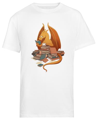 La Horda De Bibliotecarios Camiseta Blanca De Manga Corta para Hombre Male White tee Men Short Sleeve T-Shirt