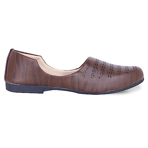 Image of DFR Men's Ethnic Juttis Mojaris & Casual Shoes Loafers