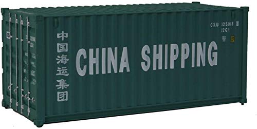Container 20 Pieds Chine Marine Marchande Walthers H0 aux marquages ultra-précis