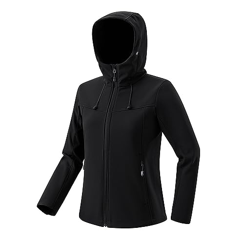 Kuluzego Women's Hooded Rain Coat Jacket - Long Sleeve Sport Yoga Outerwear 2025