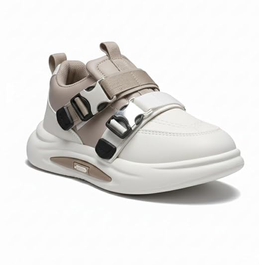 Image of Kids Stylish Casual Mid Top Sneaker and Trendy Shoes with Hook & Loop for Boys and Girls