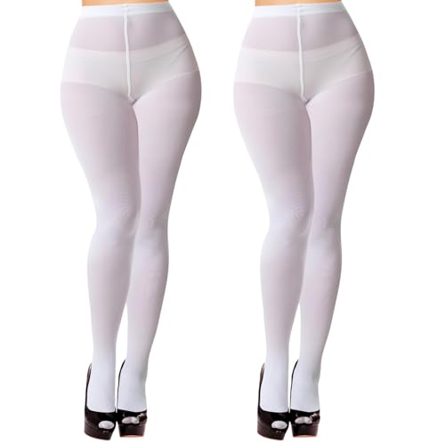 Image of Buauty 80D Black Tights for Women,Opaque Tights Soft, High Waist Soft Nylon Pantyhose