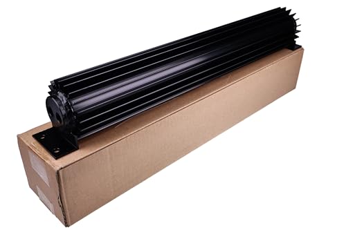 Image of Universal Oil Cooler 562DSL-18 18 inch Oil Cooler 2 Dual Pass Transmission 2 Holes 1 /4 inch NPT 18 Rows Barb Fittings Universal