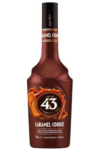Licor 43 Caramel Cookie Likör (1 x 700 ml) – Cremiger Karamell-Keks-Likör mit Vanille, Zimt und...