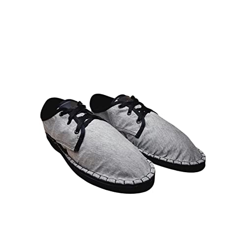 Tenis Alpargata Unissex Solado de Borracha Cinza Moletom Original TORONTOS (38)